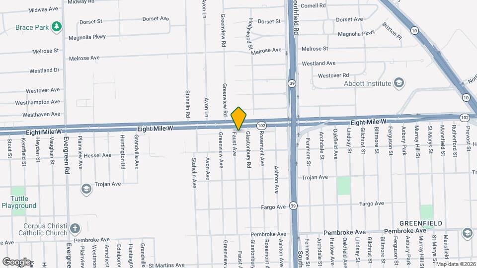 20576 Faust Ave Mapa y Detalles de la Ubicación