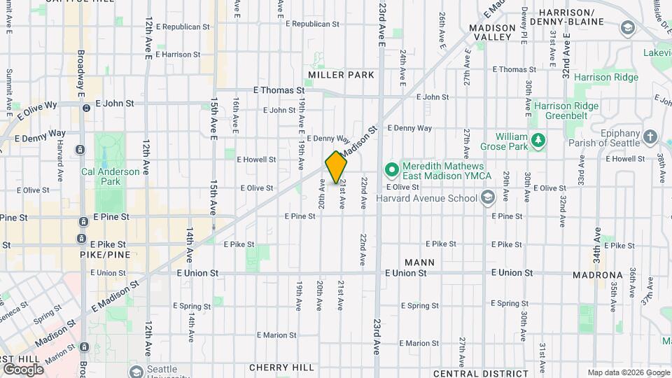 1637 21st Ave Mapa y Detalles de la Ubicación