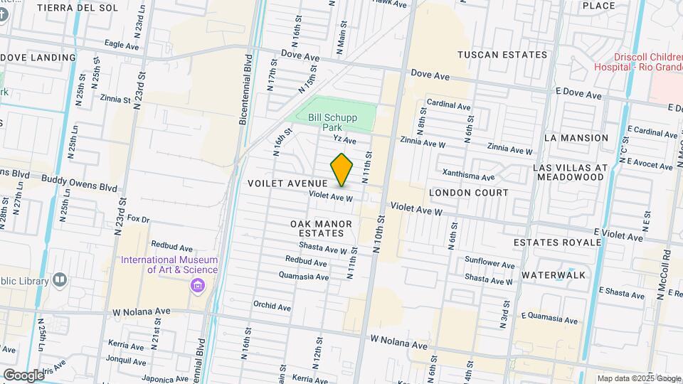 1200 Violet Ave Mapa y Detalles de la Ubicación