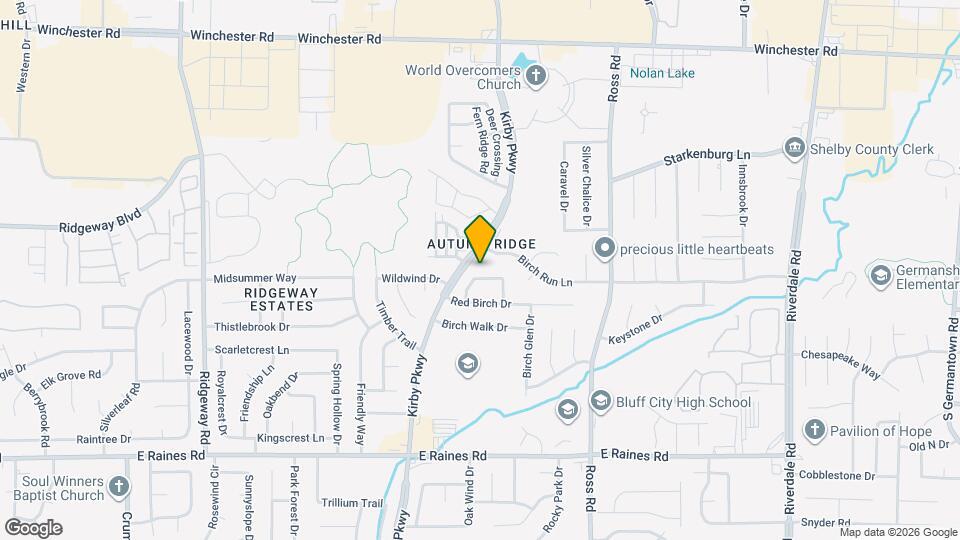 6564 Birch Hollow Dr Map and Location Details