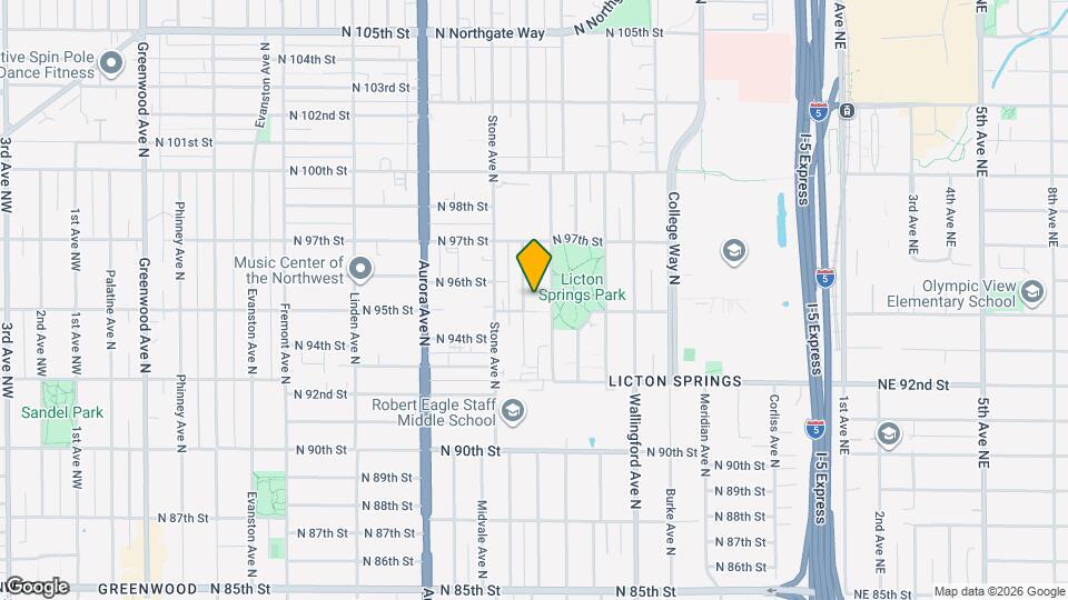 9506 Interlake Ave N Mapa y Detalles de la Ubicación