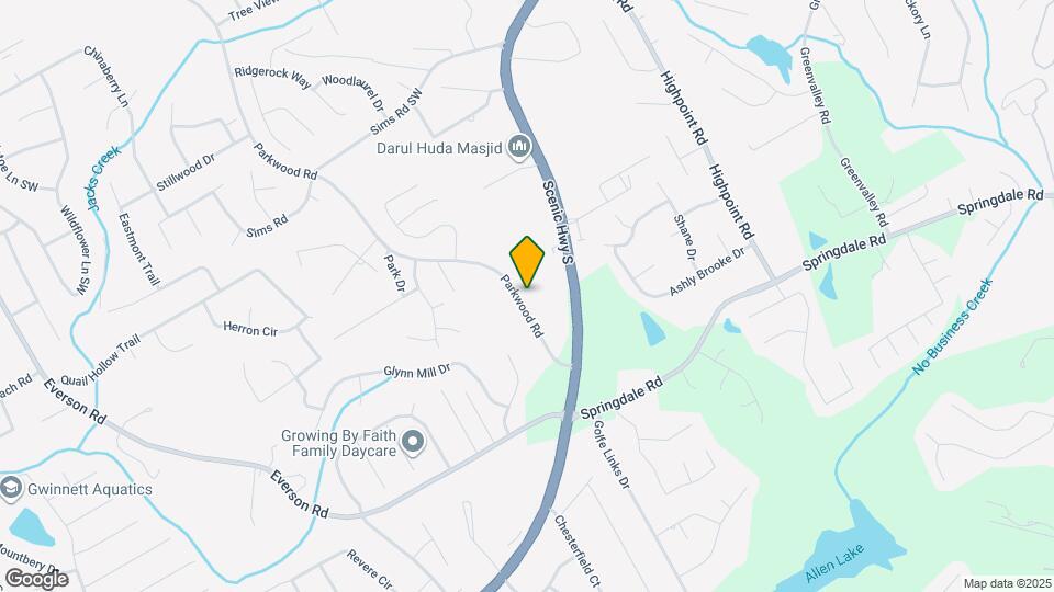 2890 Parkwood Rd Map and Location Details