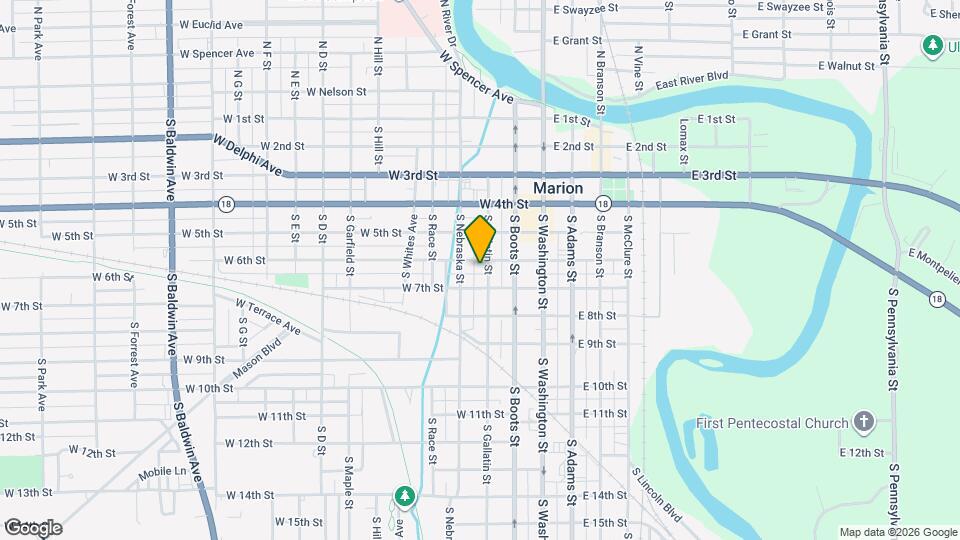 610 S Gallatin St Mapa y Detalles de la Ubicación