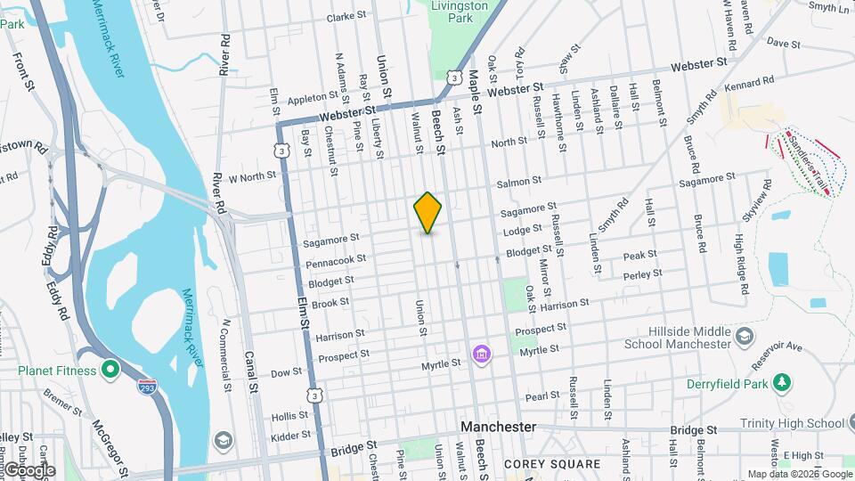 262 Walnut St Map and Location Details