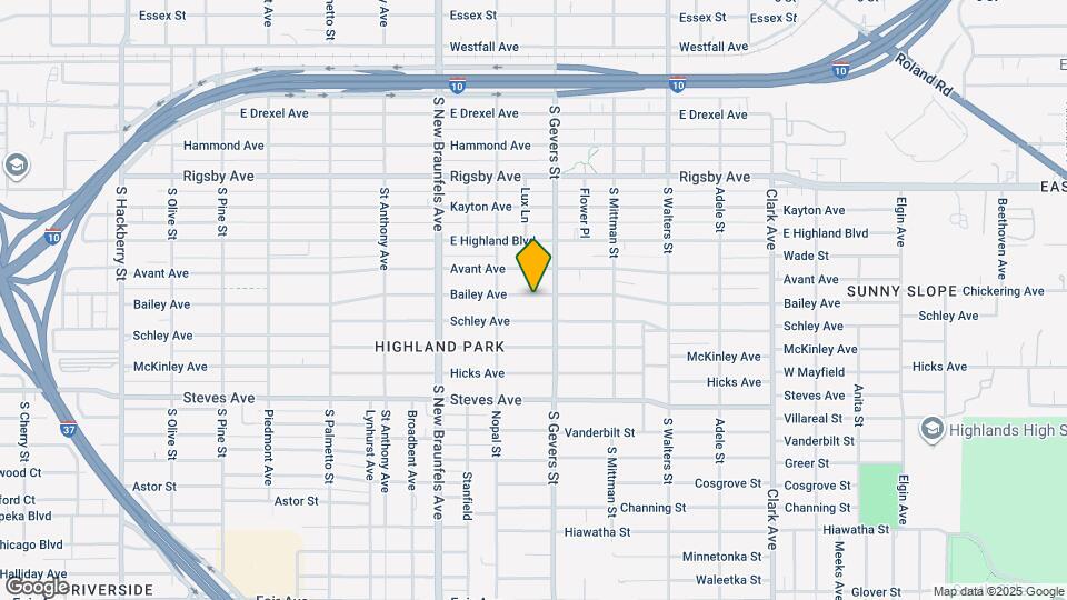 834 Bailey Ave Map and Location Details