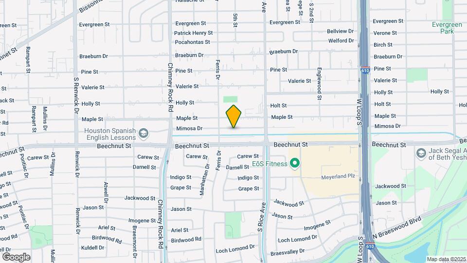 5127 Mimosa Dr Map and Location Details