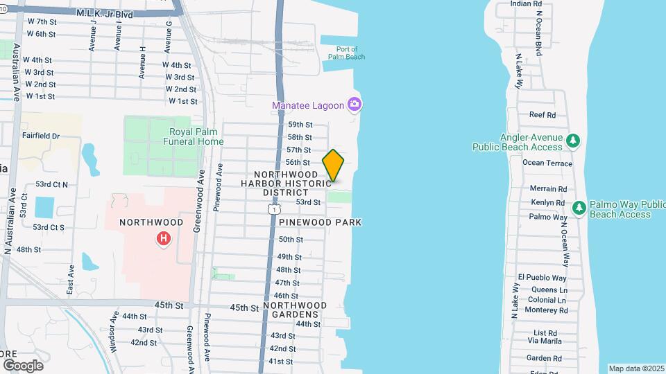 5500 N Flagler Dr Map and Location Details
