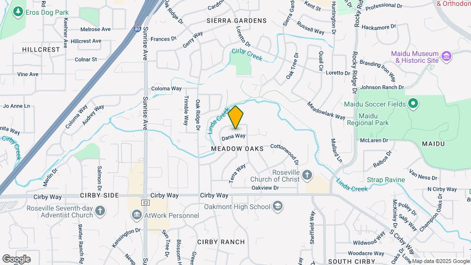 1511 Dana Way Map and Location Details