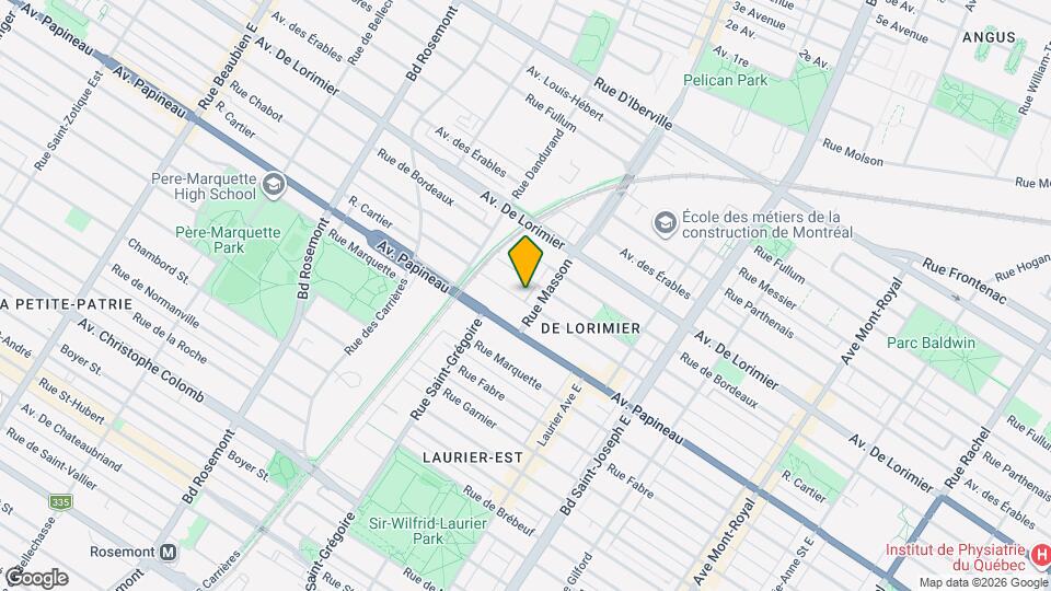 5425-5431 Cartier Map and Location Details