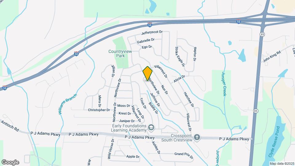 1306 Jeffrine Dr Map and Location Details