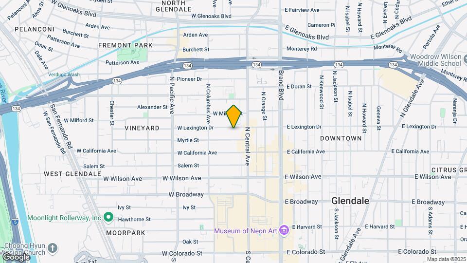 328 W Lexington Dr Map and Location Details
