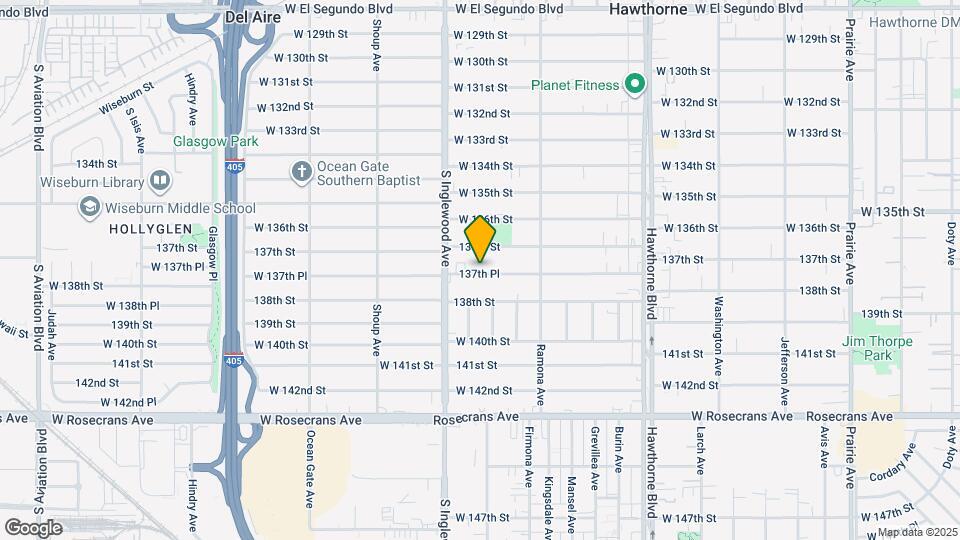 4731 W 137th Pl Map and Location Details