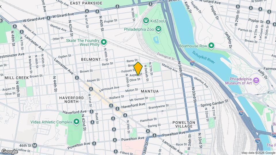 3823 Olive St Mapa y Detalles de la Ubicación