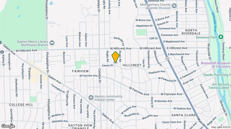 721 Cherry Dr Mapa y Detalles de la Ubicación