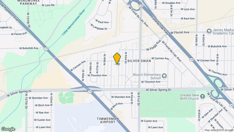 5751 N 94th St Map and Location Details