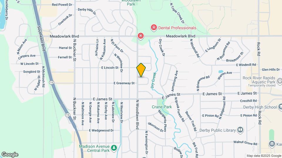 884 E Greenway Ct Map and Location Details
