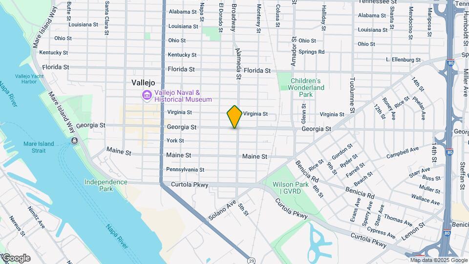 845 Georgia St Map and Location Details