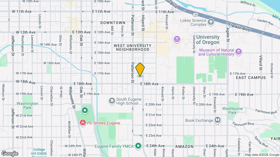 1740 Hilyard St Map and Location Details