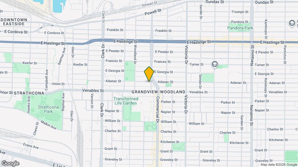 1680 Adanac Street Map and Location Details