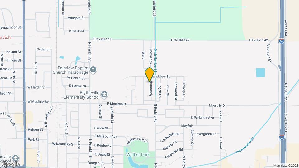 1125 Normandy Ln Map and Location Details