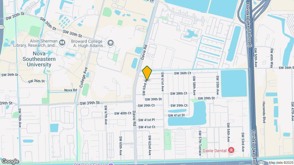 3760 SW 63rd Ave Map and Location Details