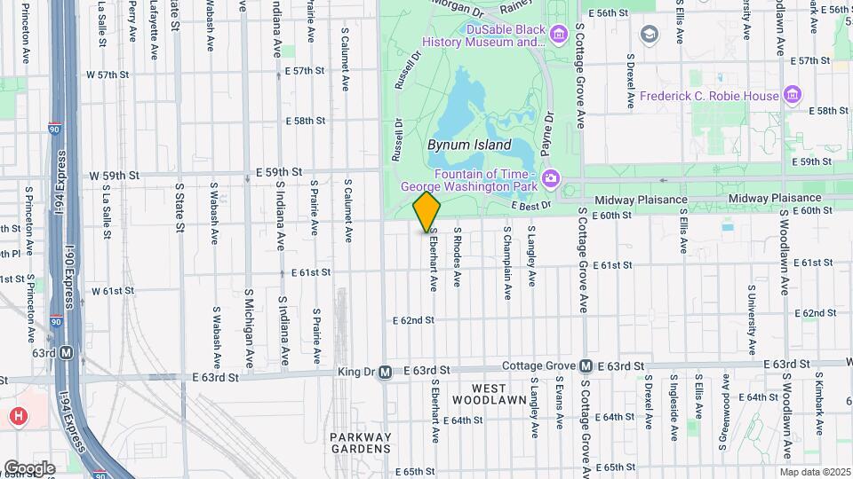 6022-24 S Eberhart Ave Map and Location Details