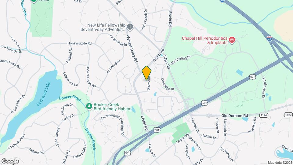205 Windhover Dr Map and Location Details