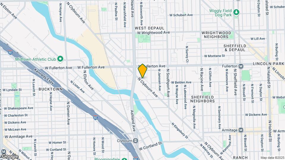 2299 N Clybourn Ave Map and Location Details