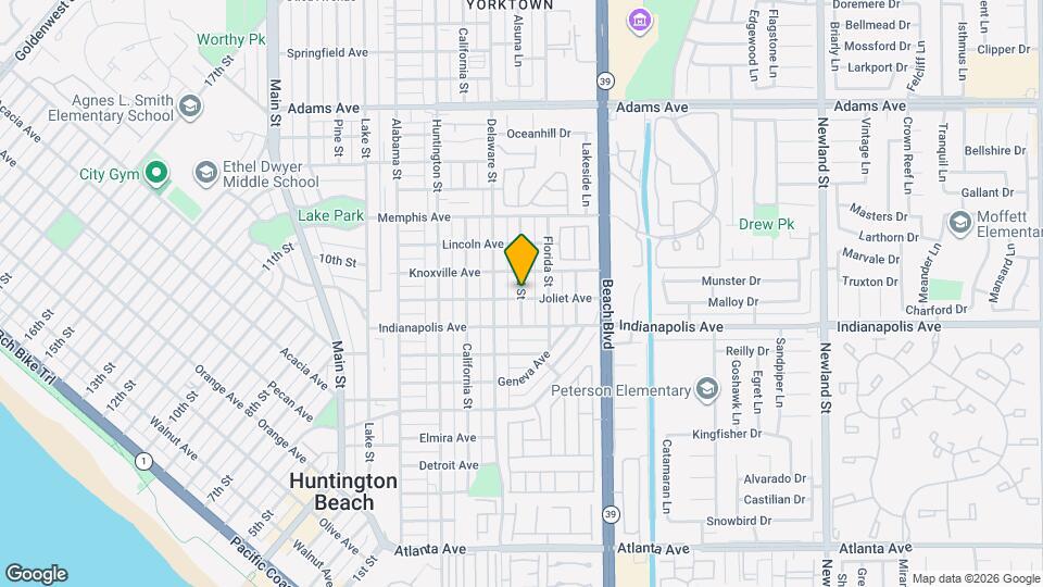 1008 England St Map and Location Details