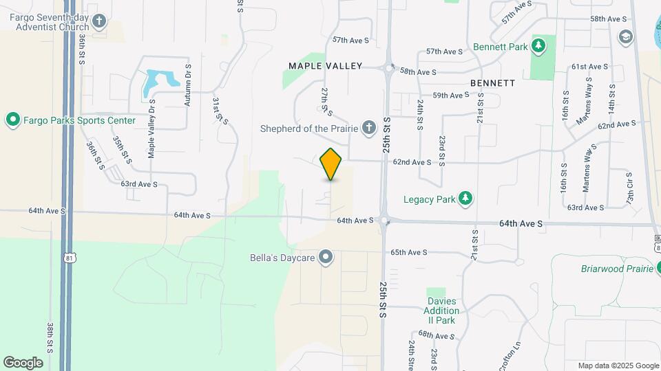 6816 27th St S Map and Location Details