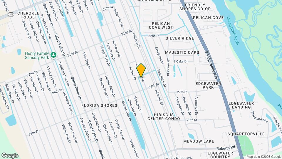 2510 India Palm Dr Map and Location Details