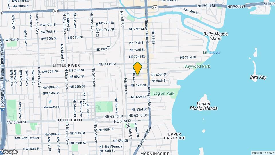 521 NE 68th St Map and Location Details