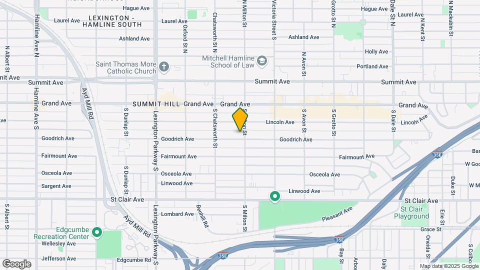 929 Goodrich Ave Map and Location Details