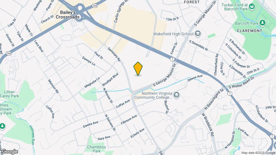 5505 Seminary Rd Map and Location Details