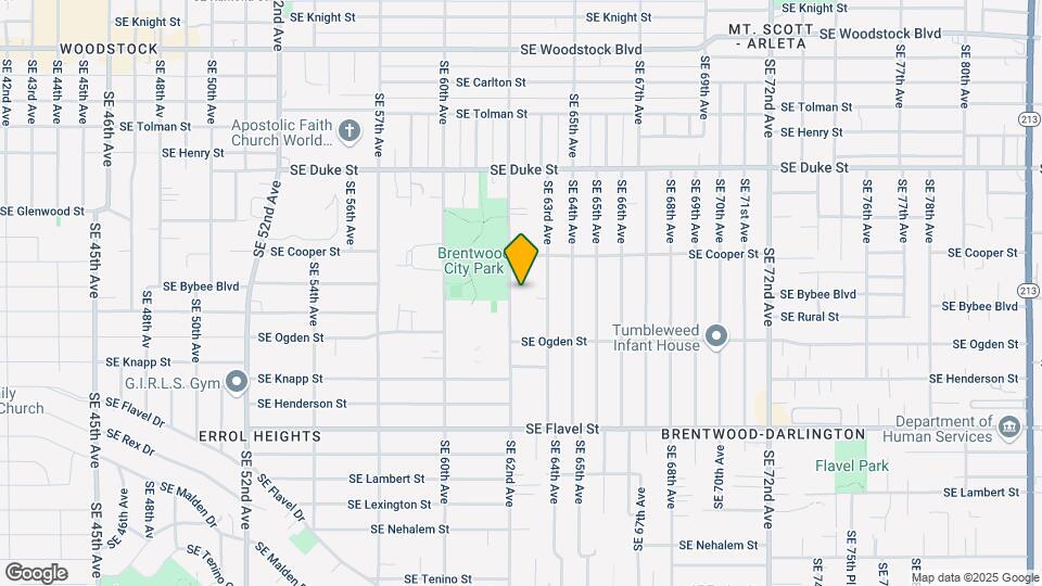 6920 SE 62nd Ave Mapa y Detalles de la Ubicación