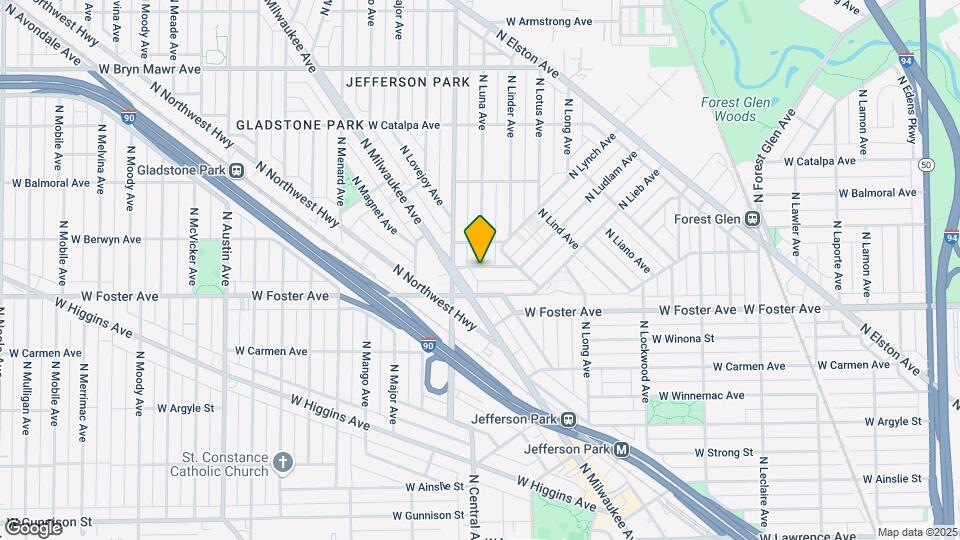 5550 W Farragut Ave Map and Location Details