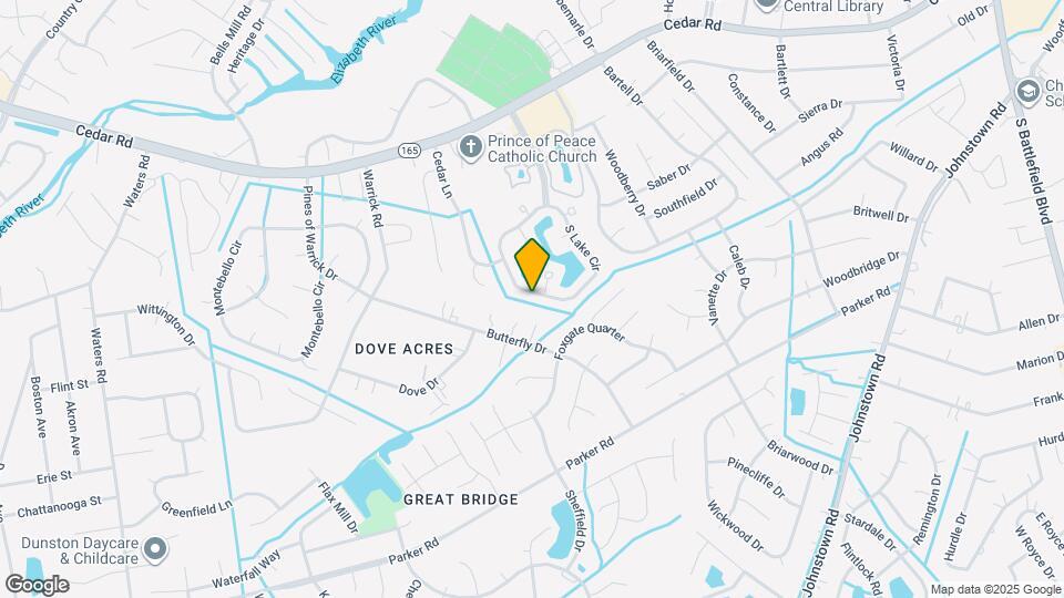 740 S Lake Cir Map and Location Details