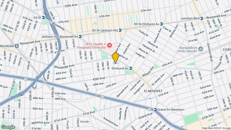42-25 80th St-Unit -5Z Map and Location Details