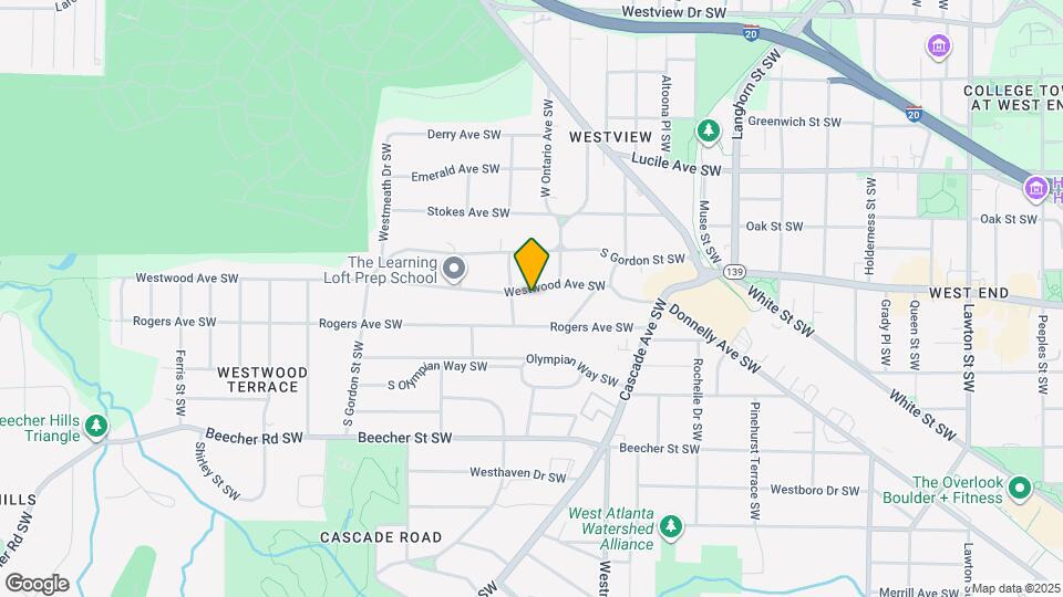 1604 Westwood Ave SW Map and Location Details