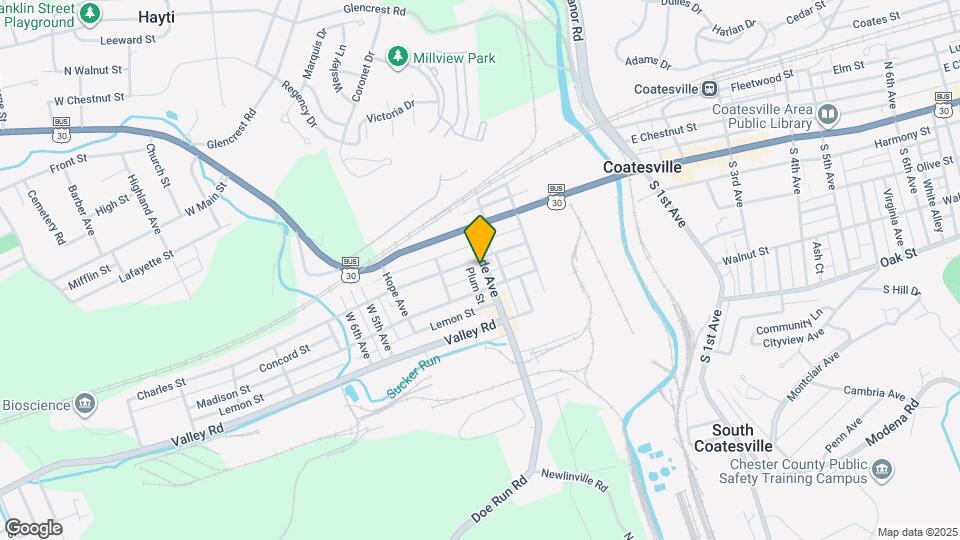 114 Strode Ave Map and Location Details