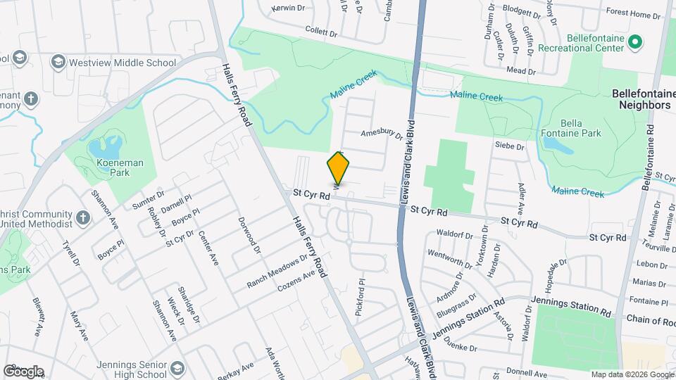 Saint Louis Village Map and Location Details