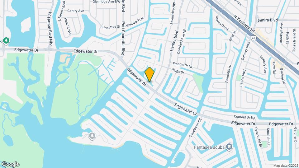 21160 Edgewater Dr Map and Location Details