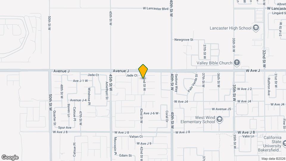 44335 42nd St W Map and Location Details