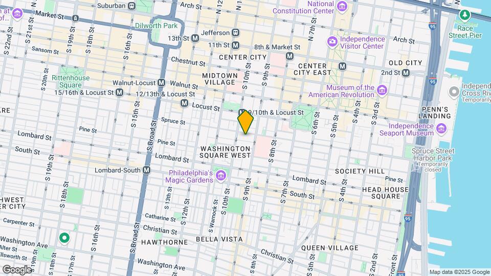 916 Spruce St-Unit -1F Map and Location Details