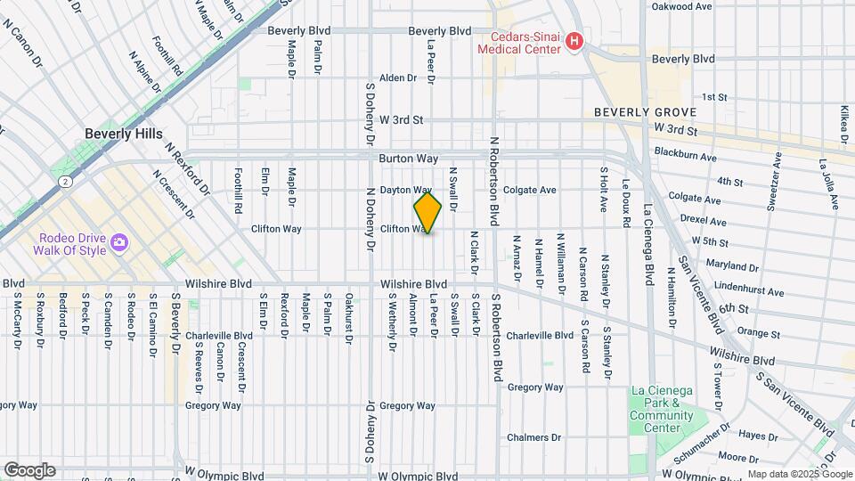 163 N Lapeer Dr Mapa y Detalles de la Ubicación