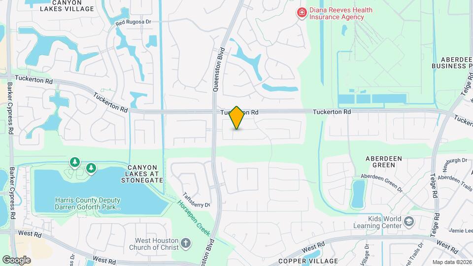 16827 Libson Falls Dr Map and Location Details