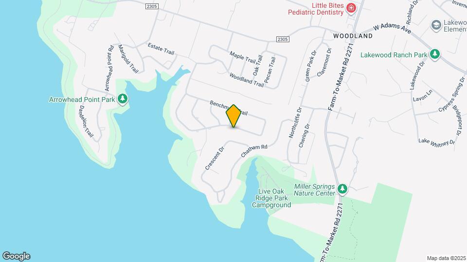 734 Benchmark Trail Map and Location Details