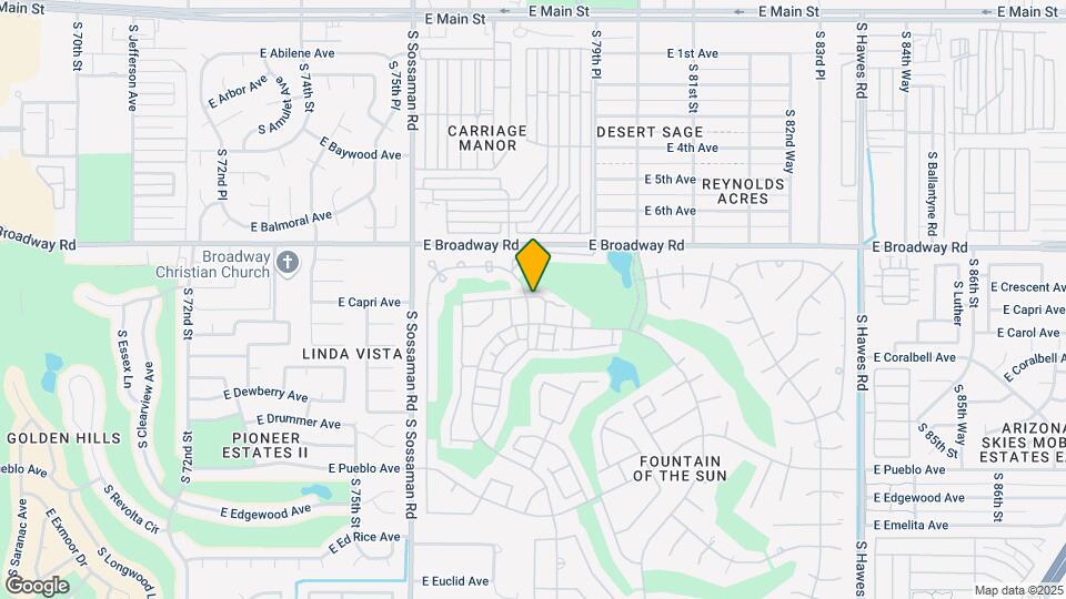 7811 E Parkview Dr Map and Location Details