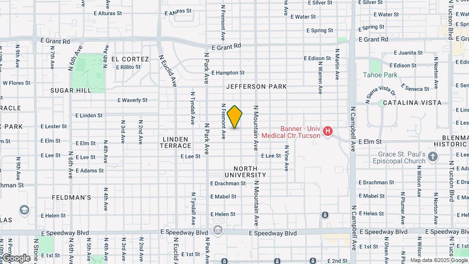 1136 E Lester St Map and Location Details