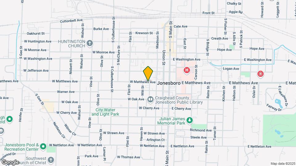 401 W Matthews Ave-Unit -B Map and Location Details